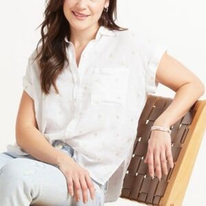 Rails Whitney Gold Rose Top Sz. XL